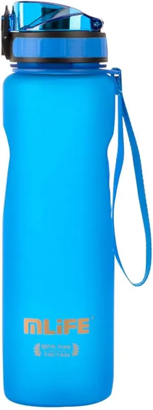 Sturdy Plastic Sports Water Bottle Portable Large Capacity Water Cup Flip Top Leak Proof Lid/One Click Open