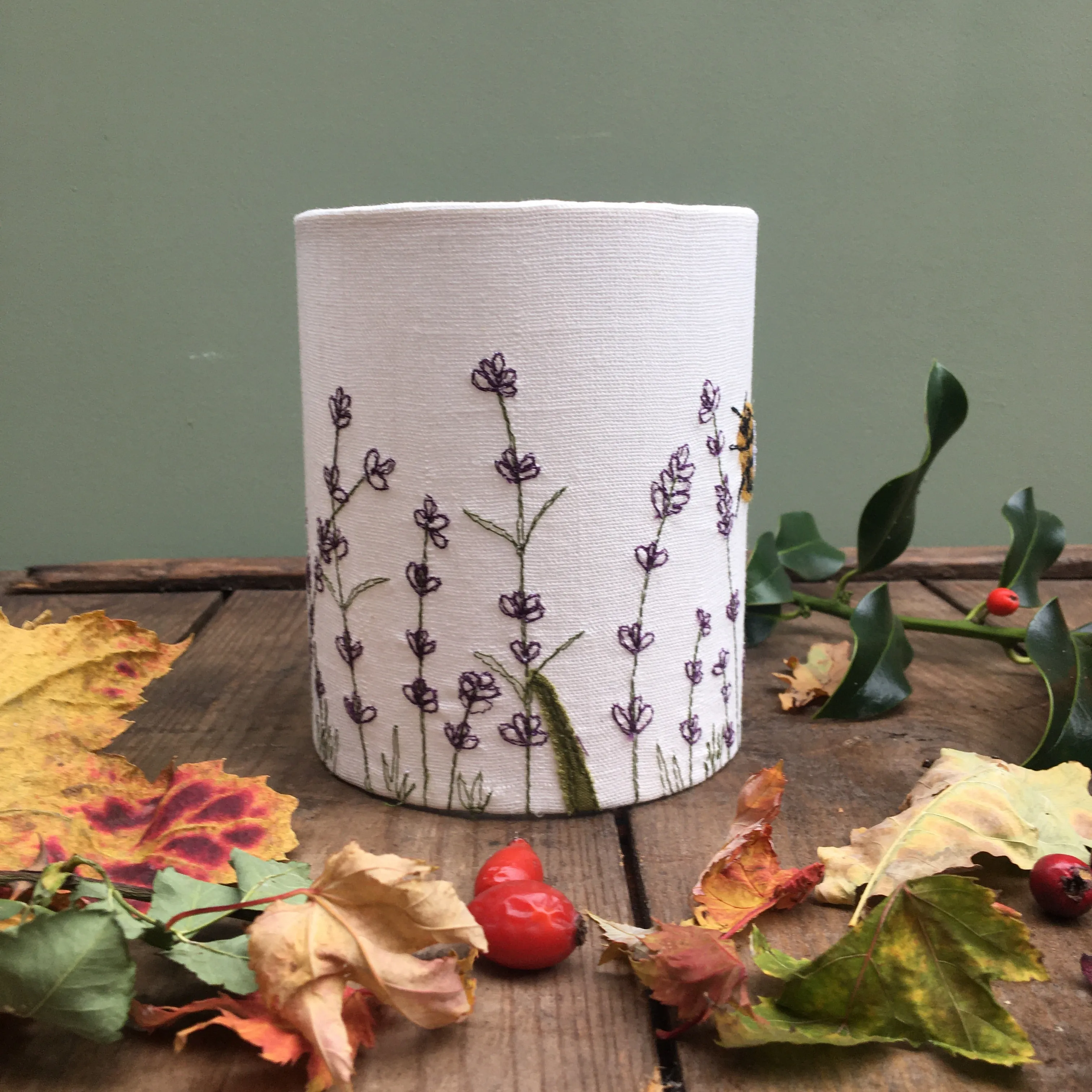 SUMMER stitched lantern