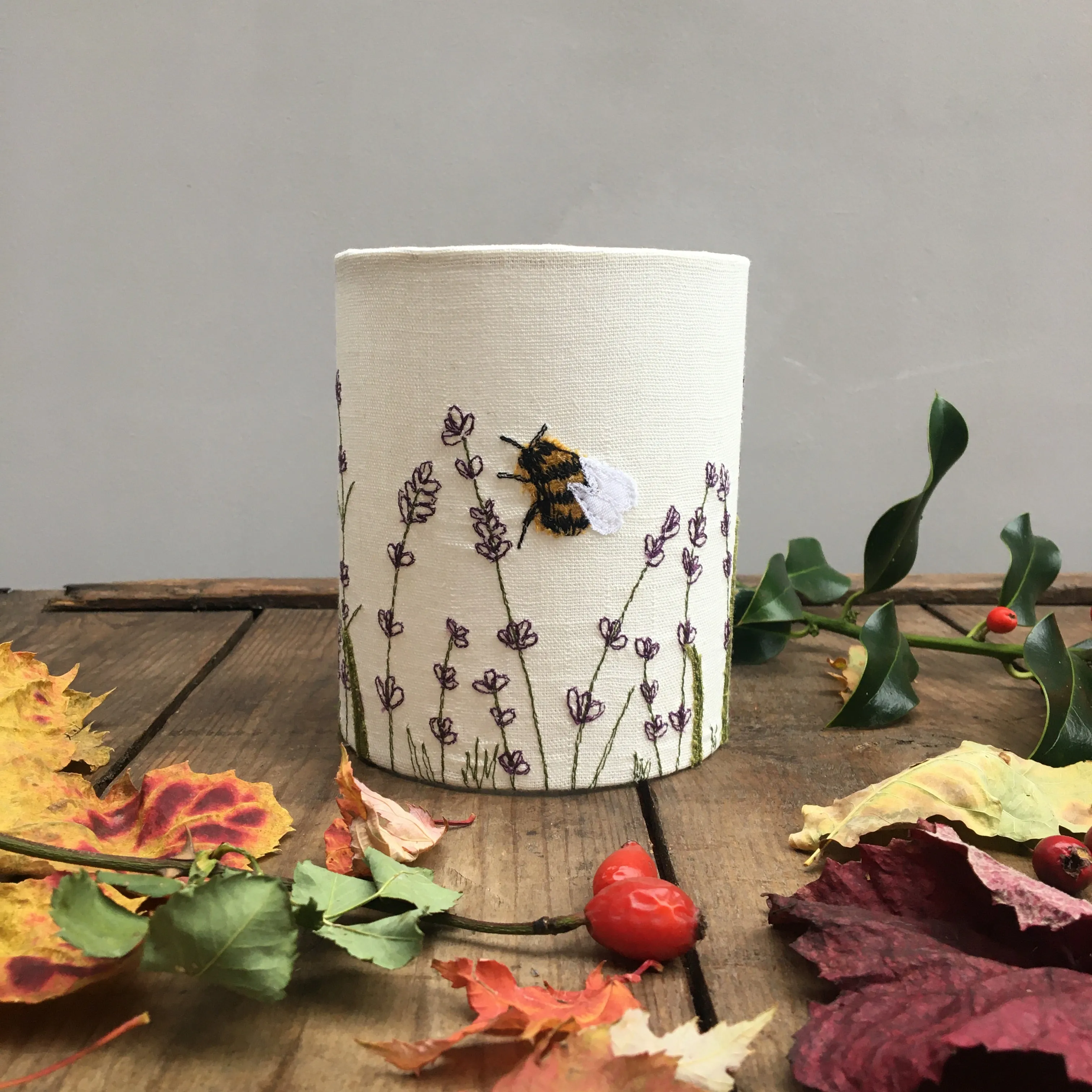 SUMMER stitched lantern
