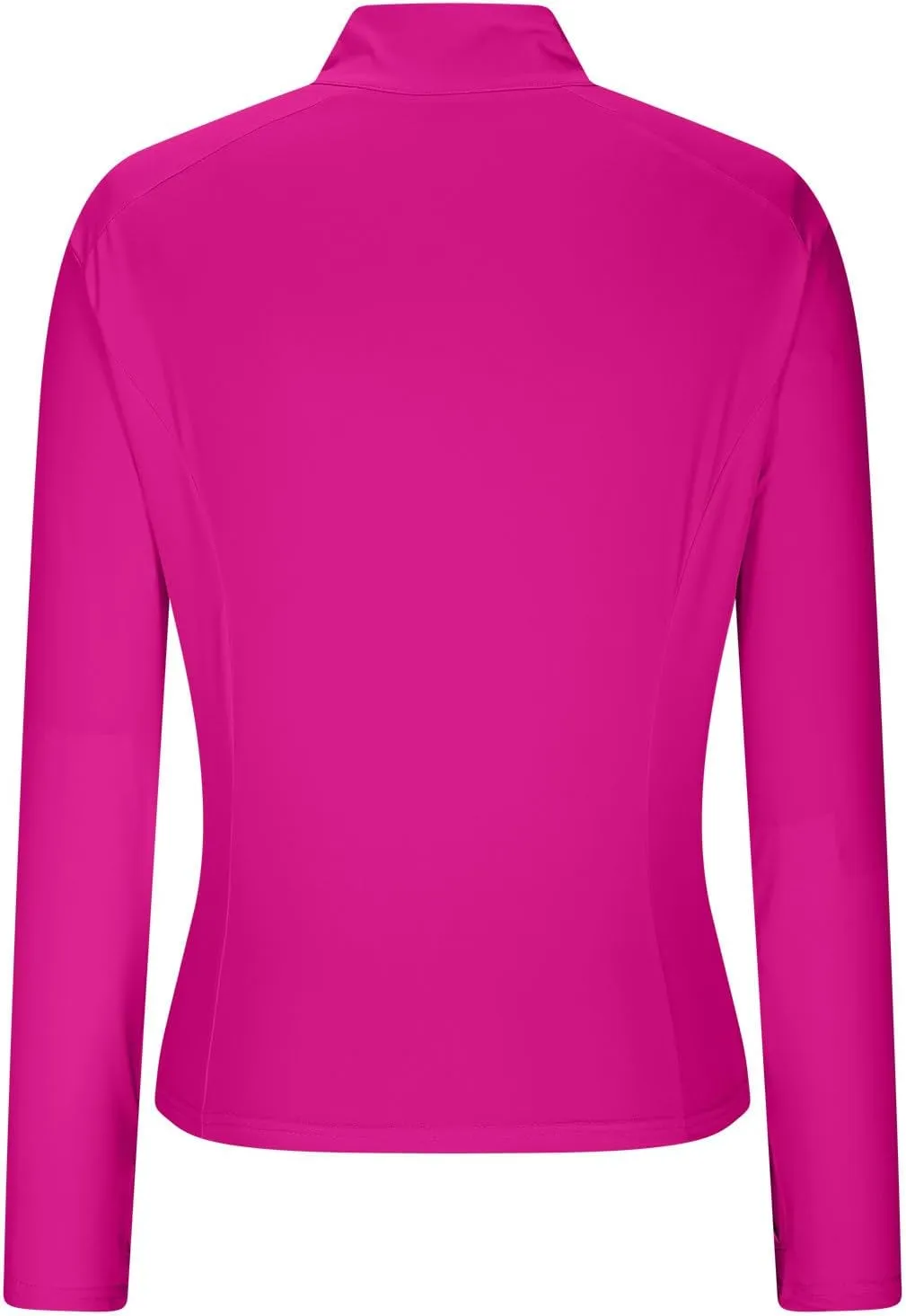 Sun Protection Shirts for Women Long Sleeve Full Zip SPF Crop Jacket Lightweight Hiking Outdoor UV Protection Clothes