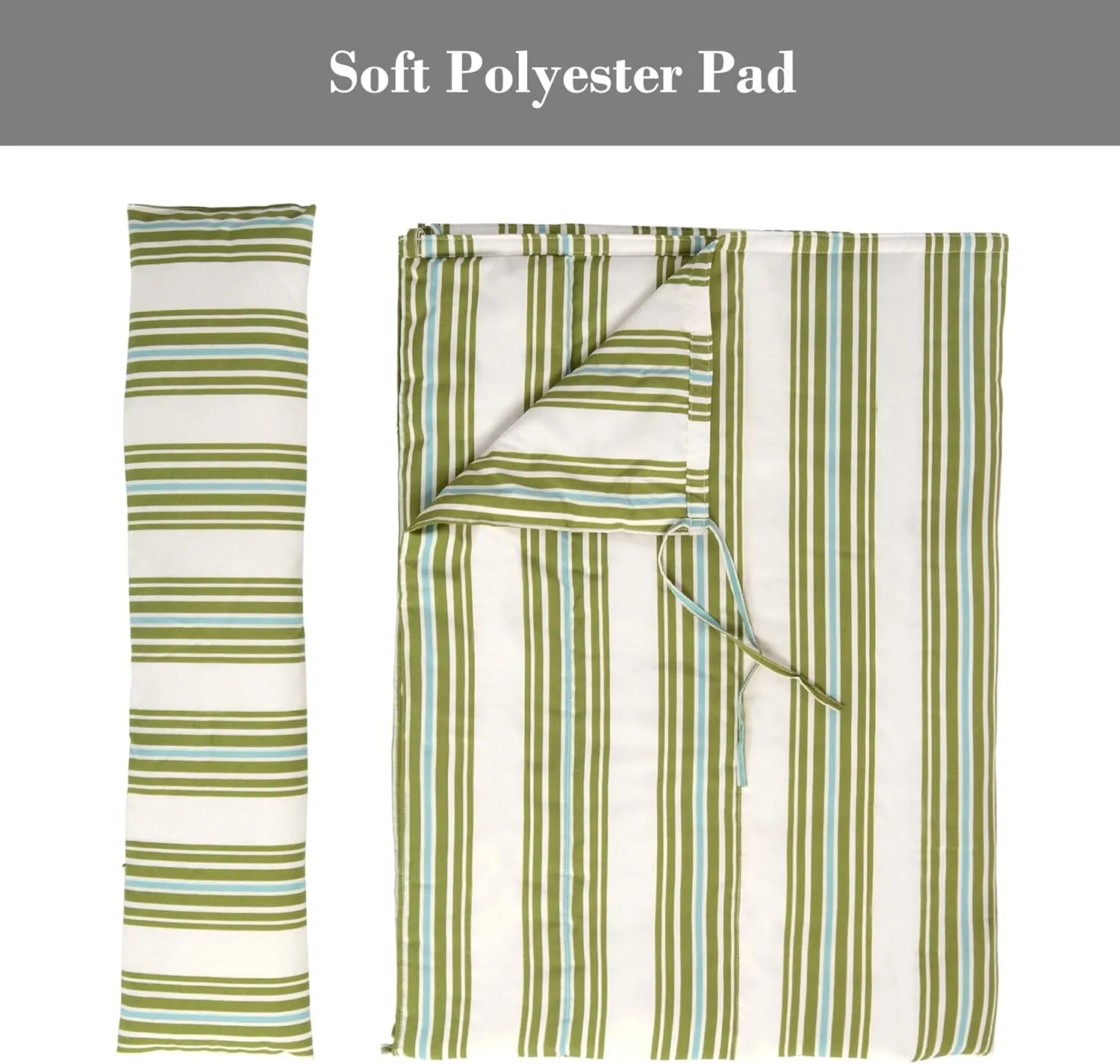 SUNCREAT Outdoor Portable Hammock Pad, 2 Person Polyester Hammock Pad, Green