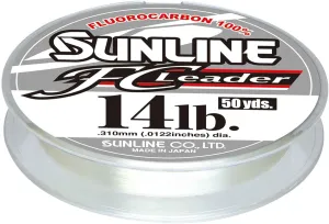 Sunline Flourocarbon Leader 14 LB. 50 yd. Clear