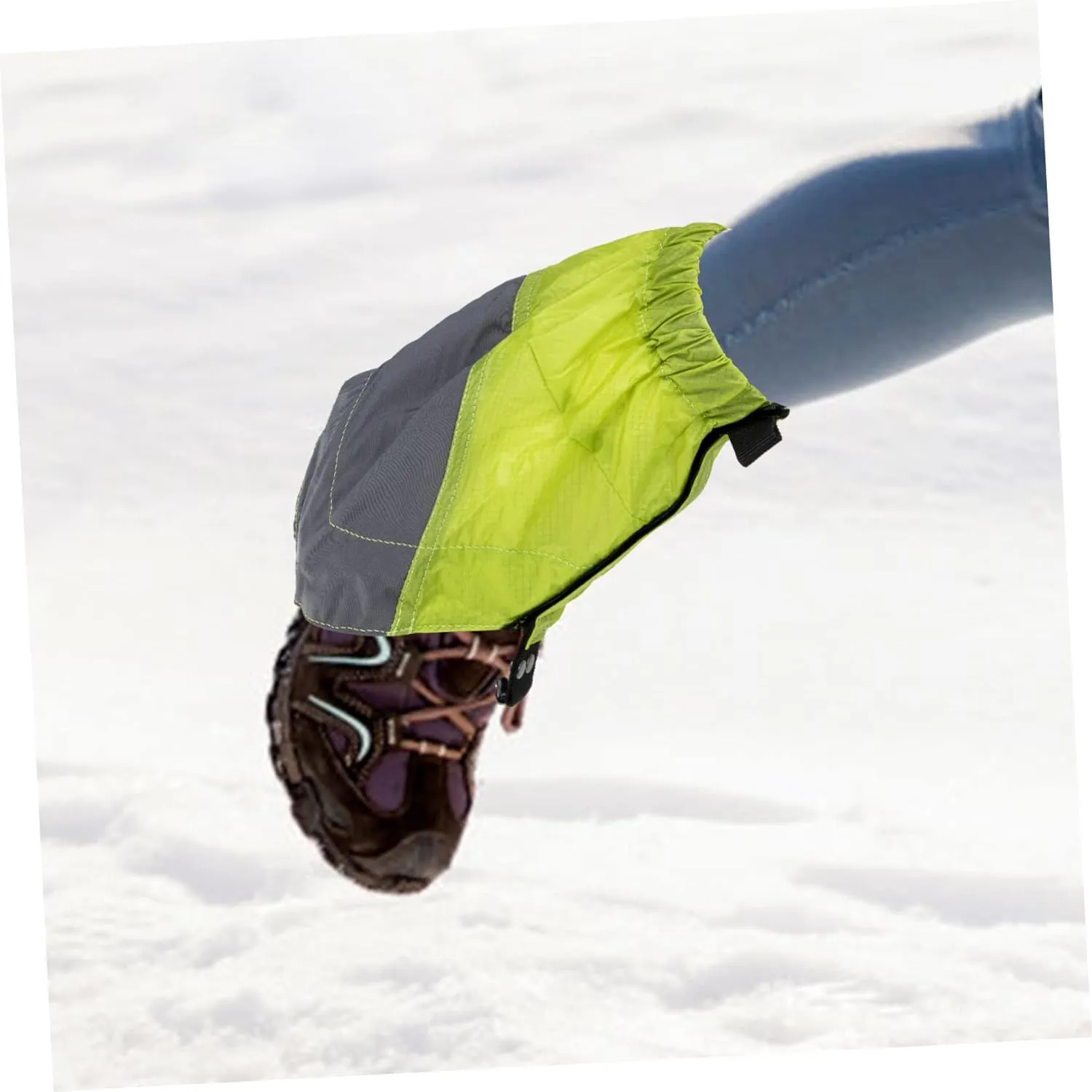 SUPVOX 2 Pairs Snow Boots Leggings Cycling Shoe Covers Ankle Protector Wear-Resist Gaiters Snow Shoe Gaiters