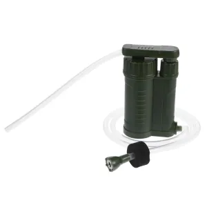 SUPVOX Backpacking Water Filtration System Mini Water Filter for Camping Hiking Emergency Survival Water Purifier Detachable Bottle