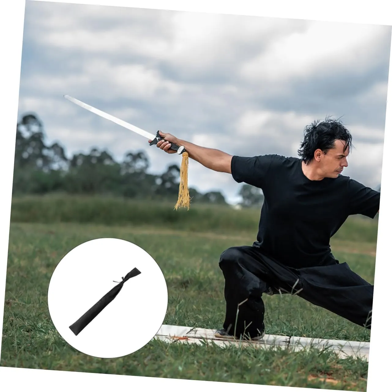 Sword Protection Cover Holder Camp Carrying Foldable Carry Bag Men Swords Shoulder Sheathe Pouch Small