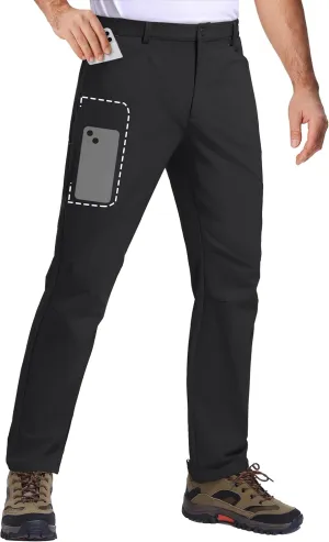 TACVASEN Men's Hiking Pants Lightweight Quick Dry Ripstop Water Resistant Stretchy Work Pants for Climbing Travel Casual