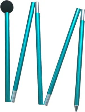 Tarp Pole Canopy Rod 2M Replacement Accessories Stand Gardening Shelter Tent Rod Tent Pole for Beach Hiking Awning Outdoor