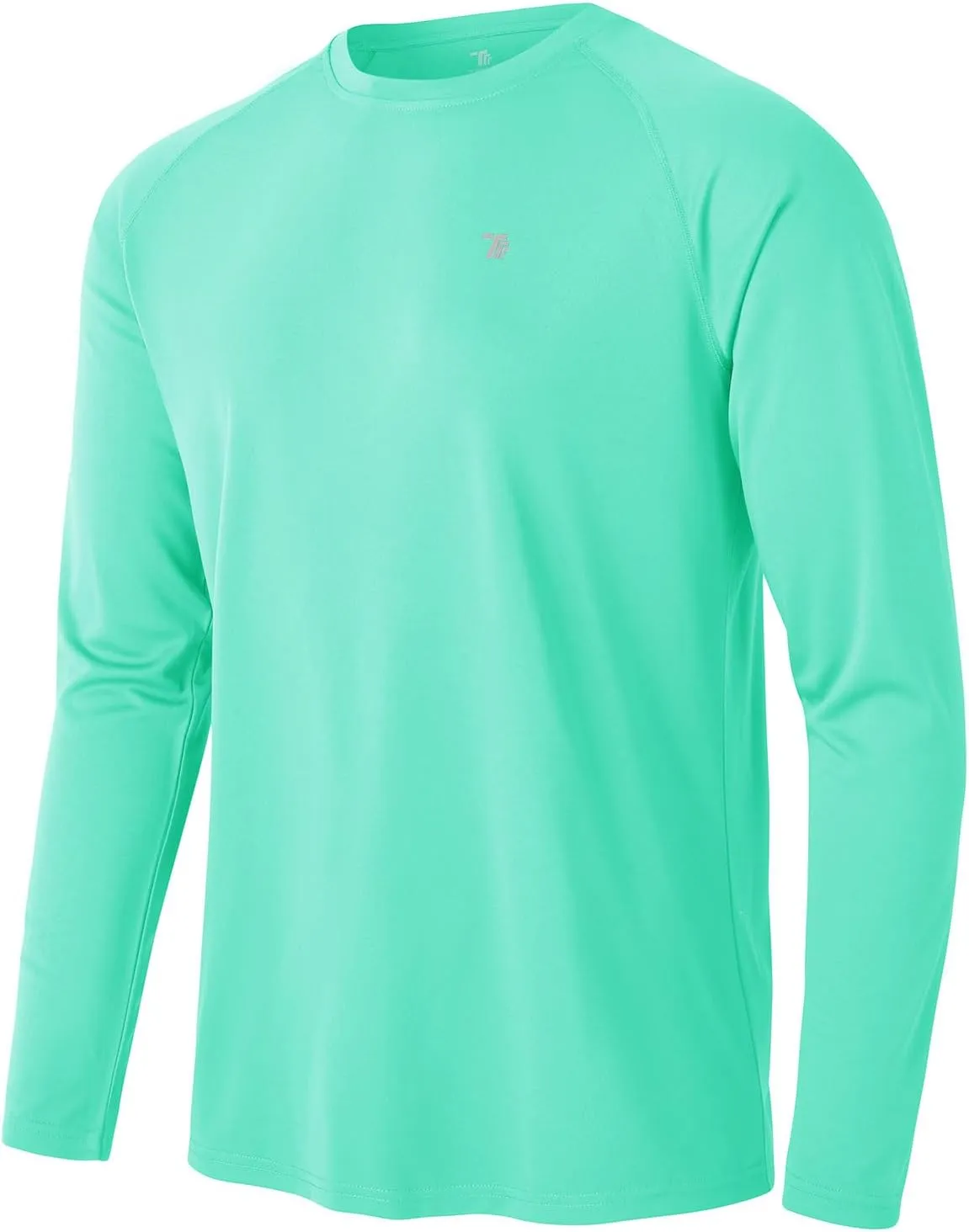 TBMPOY Mens Sun Protection Hiking Shirts Long Sleeve Water UPF 50  SPF UV Shirts Lightweight Fishing Hiking Swimming