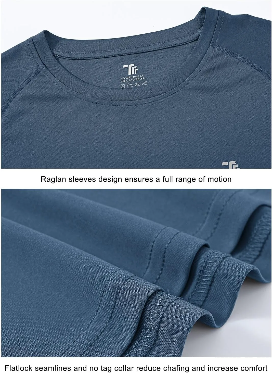 TBMPOY Mens Sun Protection Hiking Shirts Long Sleeve Water UPF 50  SPF UV Shirts Lightweight Fishing Hiking Swimming