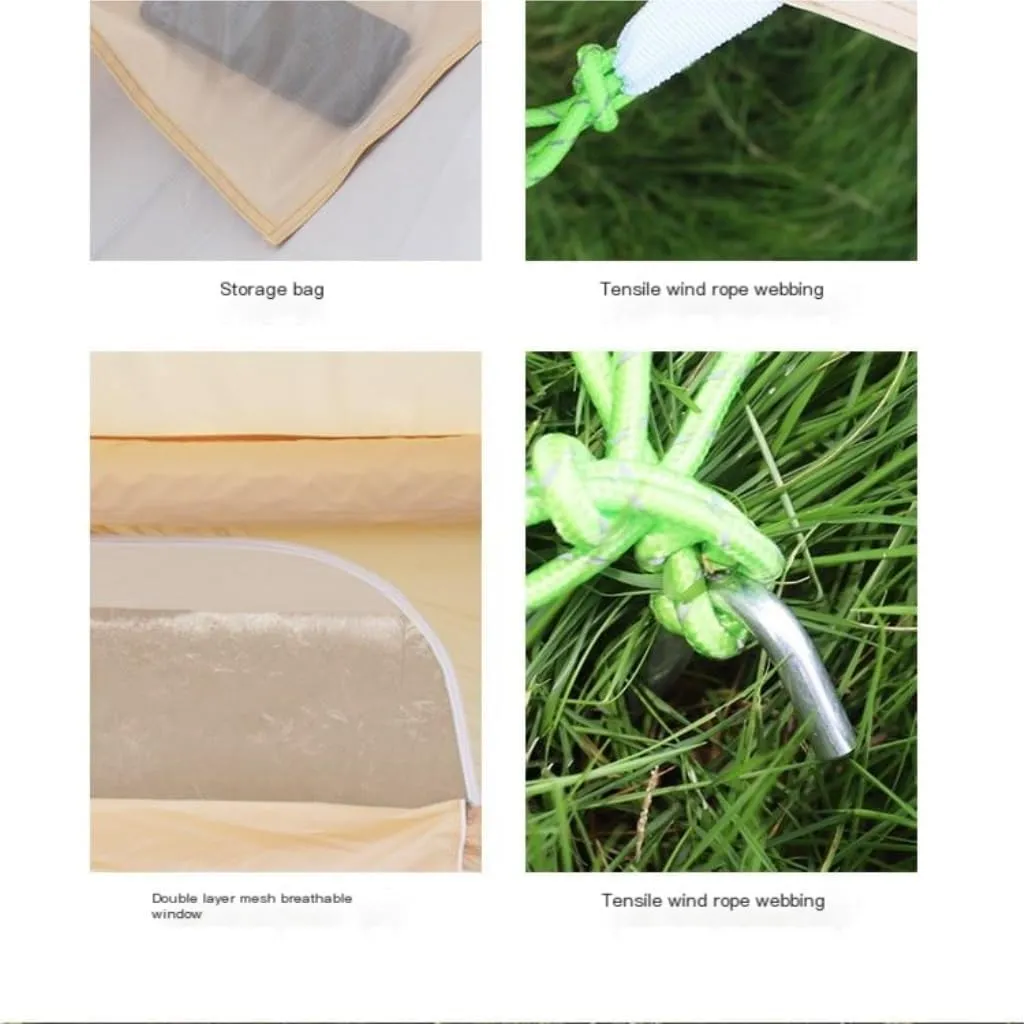 Tent Portable Folding Camping Tent, Free to Set Up, Rainproof Camping Tent, Inflatable Tent, Camping Equipment Outdoor Tent
