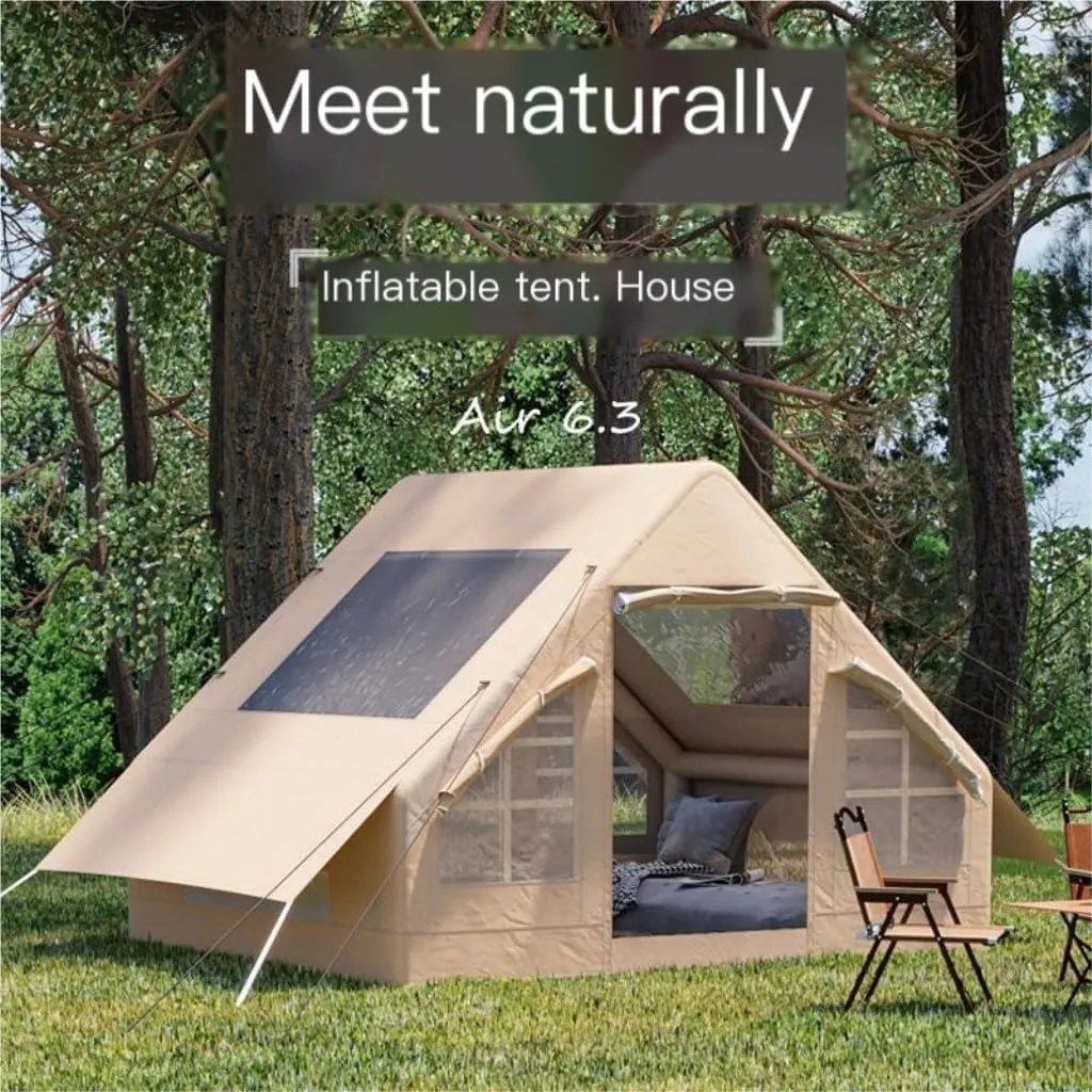 Tent Portable Folding Camping Tent, Free to Set Up, Rainproof Camping Tent, Inflatable Tent, Camping Equipment Outdoor Tent