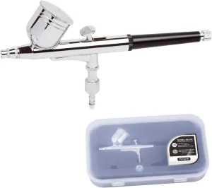Timbertech Professional Double Action Airbrush BD-130 Mounted 0.3mm Nozzles and Needles for Cake Decorating, Painting, Tattoo, Models Art,Craft and so on