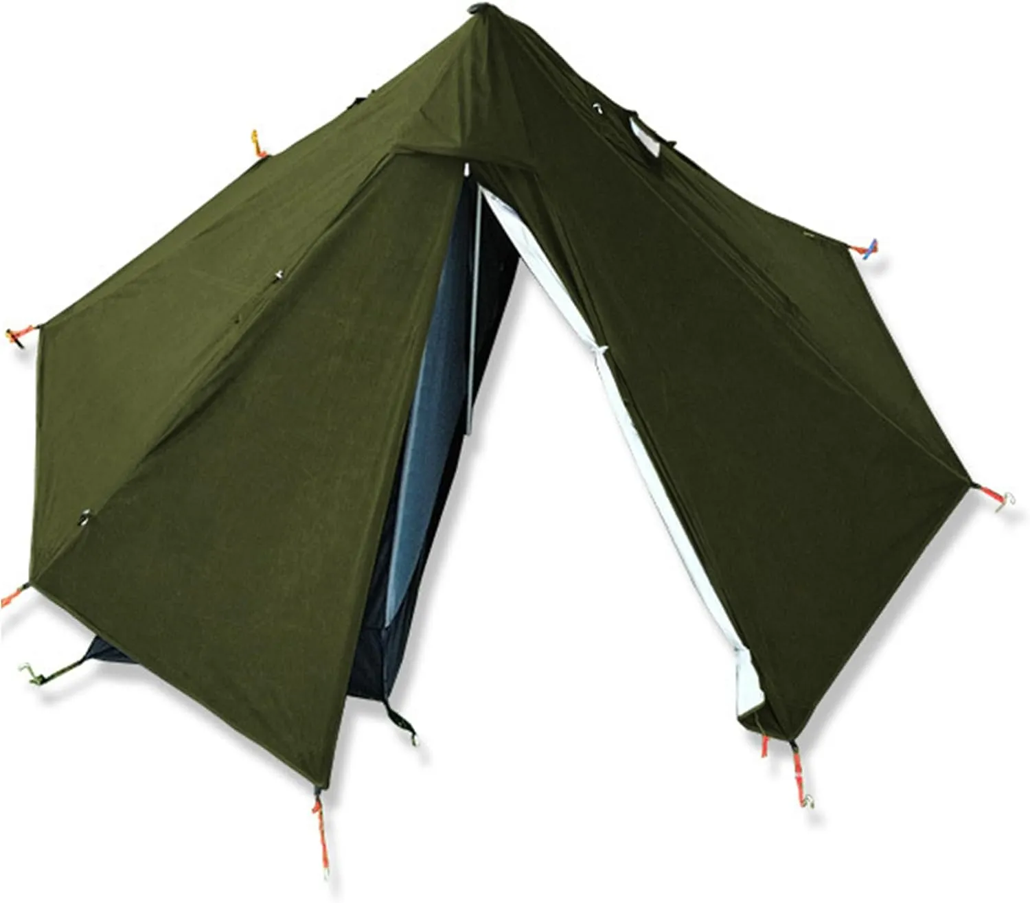 Tipi hot Tent 1 Person hot Tent Double Layer Pyramid Tent Backpacking Tent Camping Teepee Tent Outdoor Pyramid Tent Single People Tipi Hot Tent for Camping Hiking