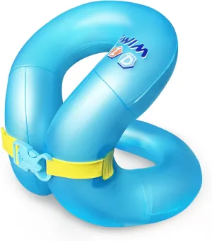 Toddler Swim Vest-Kids Swim Floaties for 3-6/5-12Yrs, 30-50/50-90 lbs, Portable Inflatable Pool Floats with Adjustable Safety Buckle and Double Surround Air Bag