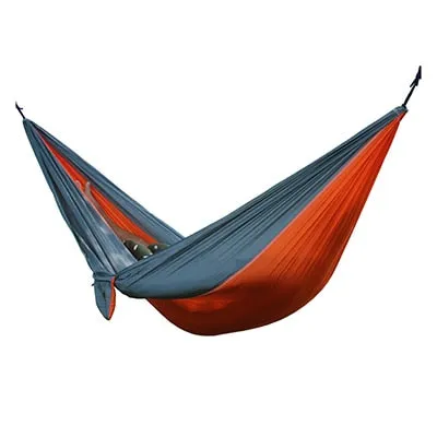 Top-rated Outdoor Carabiner Portable Hammock Adult Single With 2 Customizable Travel Double Survival Hunting Sleeping 2 Backpacking Bed Straps