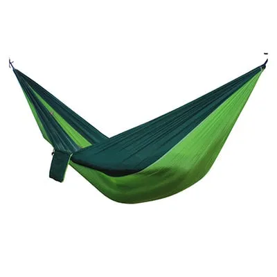 Top-rated Outdoor Carabiner Portable Hammock Adult Single With 2 Customizable Travel Double Survival Hunting Sleeping 2 Backpacking Bed Straps