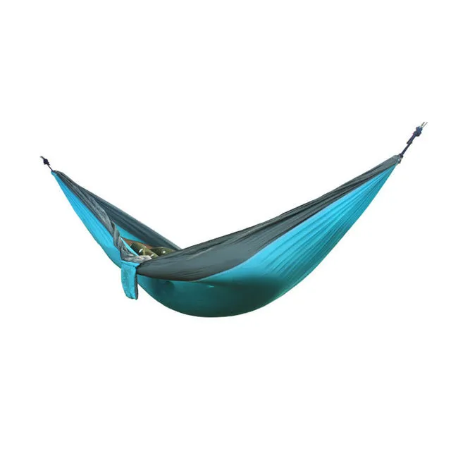 Top-rated Outdoor Carabiner Portable Hammock Adult Single With 2 Customizable Travel Double Survival Hunting Sleeping 2 Backpacking Bed Straps
