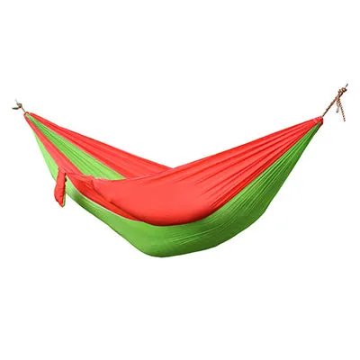 Top-rated Outdoor Carabiner Portable Hammock Adult Single With 2 Customizable Travel Double Survival Hunting Sleeping 2 Backpacking Bed Straps