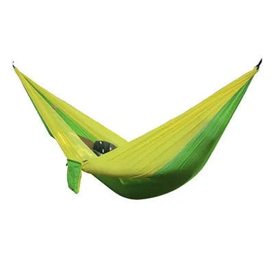 Top-rated Outdoor Carabiner Portable Hammock Adult Single With 2 Customizable Travel Double Survival Hunting Sleeping 2 Backpacking Bed Straps