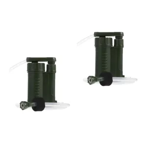 TOYANDONA 2 Pcs Camping Water Filter Pump Portable Water Purifier for Hiking Backpacking