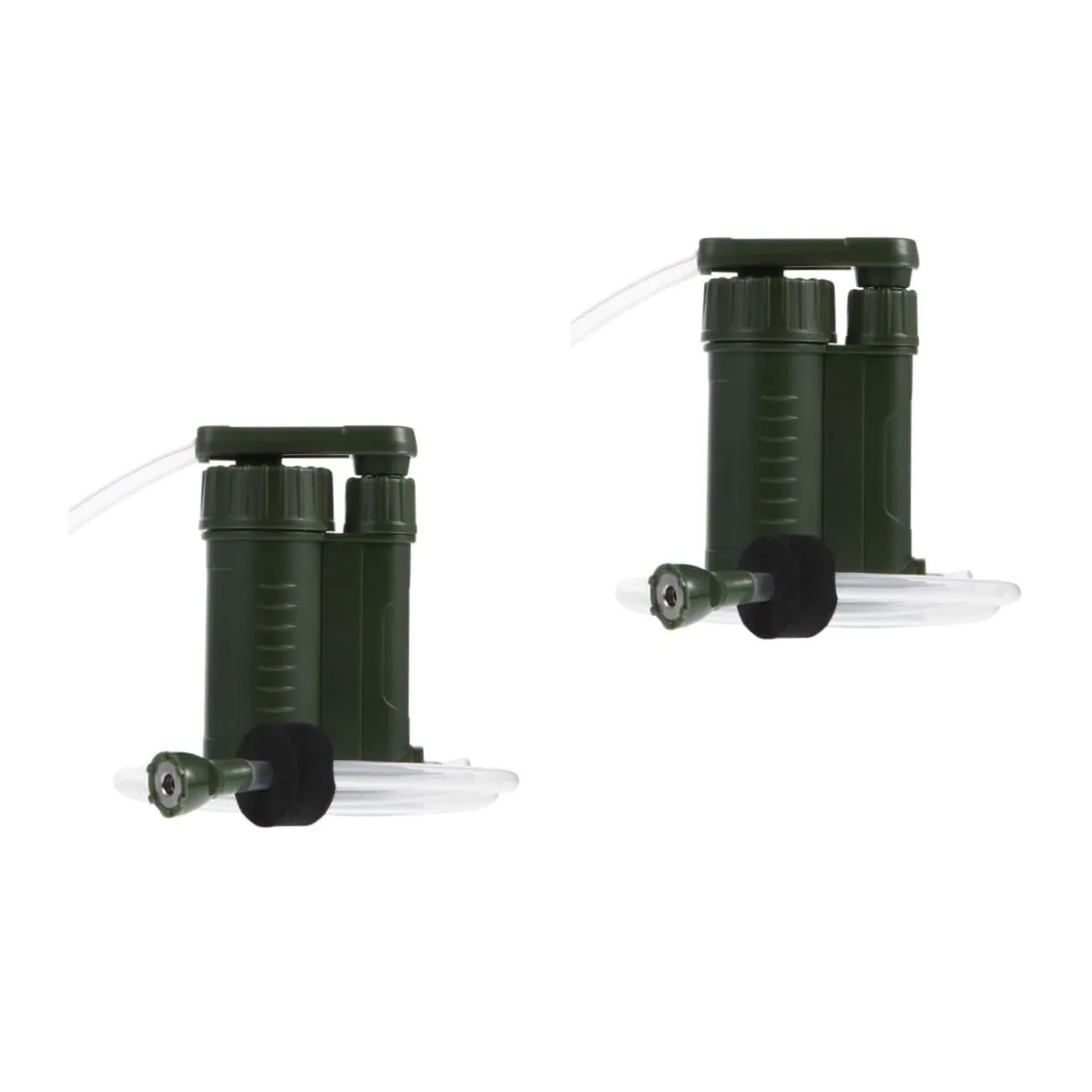 TOYANDONA 2 Pcs Camping Water Filter Pump Portable Water Purifier for Hiking Backpacking