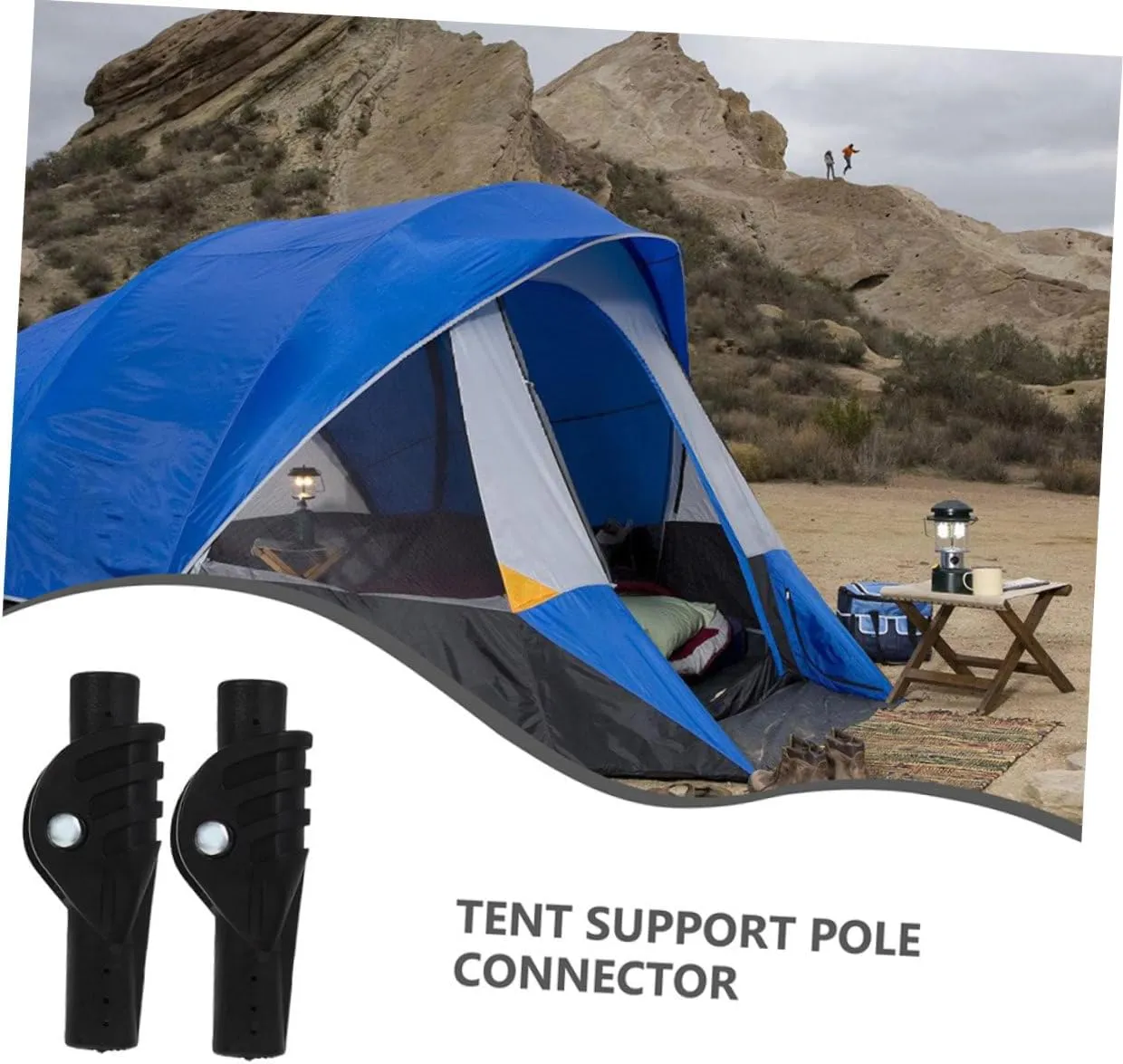 Toyvian Tent Support Pole Fitting Tent Accessory Tent Connector Tent Supplies Support Pole Joint Tent Re Kit