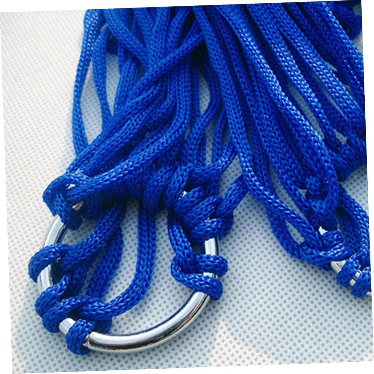 Travel Hammock Sleeping Swing Hammock Patio Hammock Backyard Hammock Portable Hammock Garden Hammock Swing Patio Hanging Chair Mesh Rope Hammocks Big Hammock Outdoor (Blue 240 * 80 * 05cm)