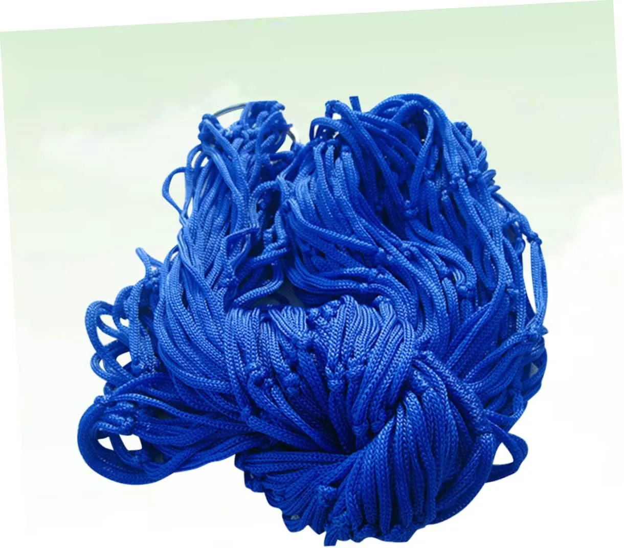 Travel Hammock Sleeping Swing Hammock Patio Hammock Backyard Hammock Portable Hammock Garden Hammock Swing Patio Hanging Chair Mesh Rope Hammocks Big Hammock Outdoor (Blue 240 * 80 * 05cm)