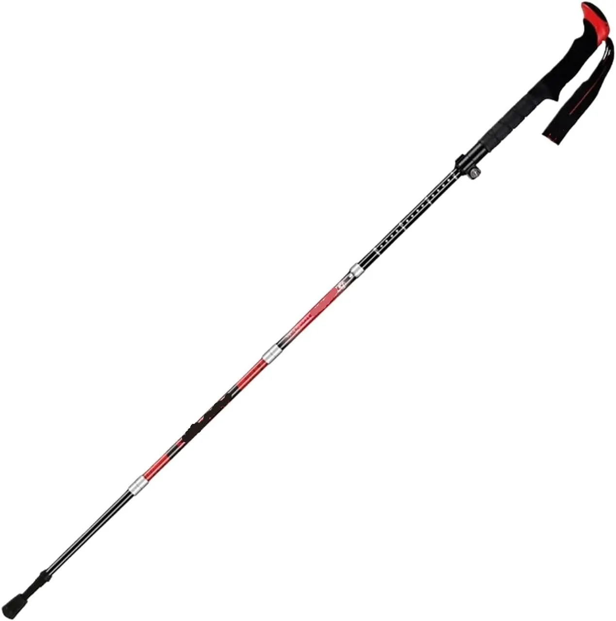 Travel Trekking Pole Lightweight Trekking Poles Foldable Telescopic Trekking Poles Soft Non-Slip Handle for Walking Outdoor Activities