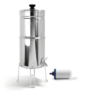 Traveler  Stainless-Steel Gravity Countertop Water Filter System, 2.25-Gallon