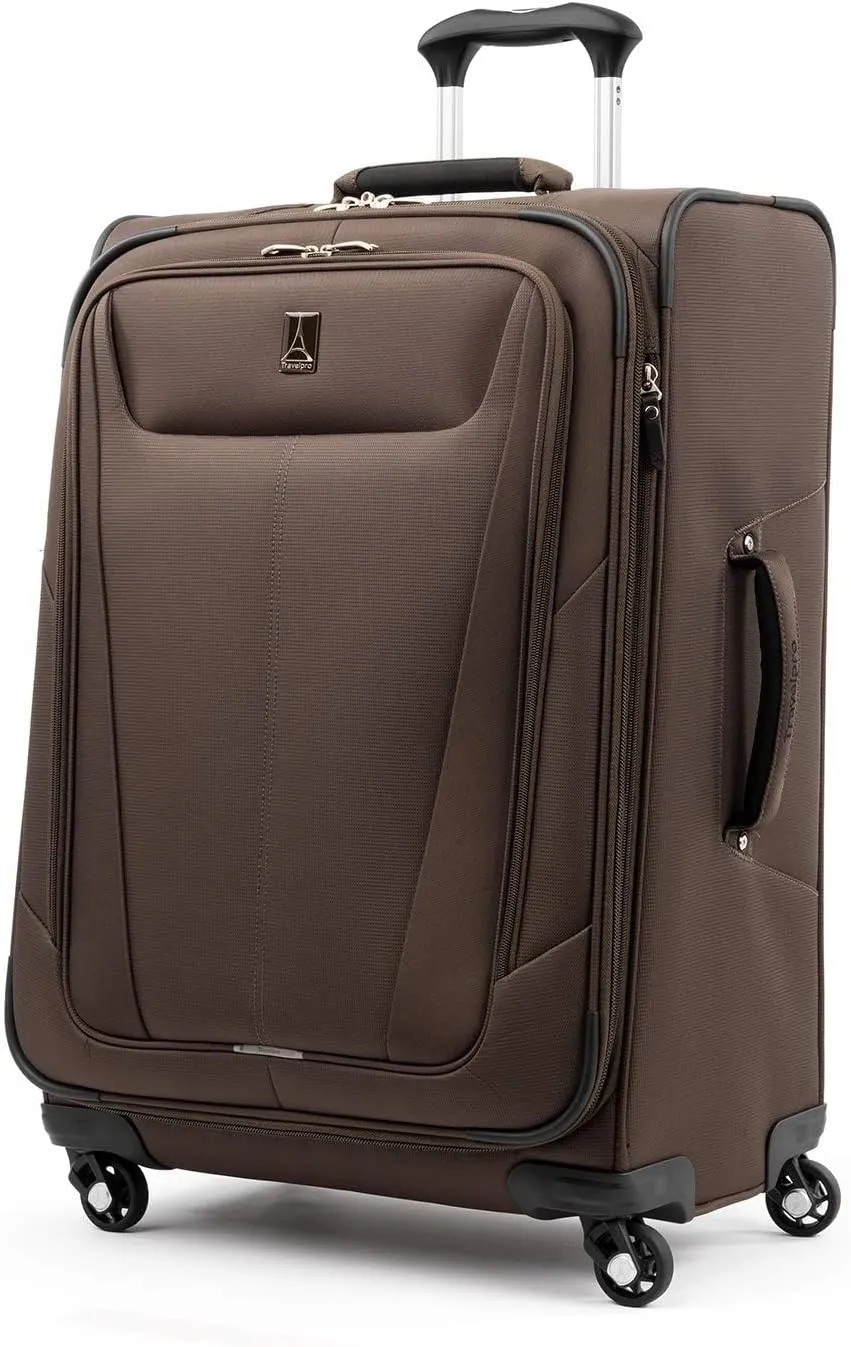 Travelpro Maxlite 5 Softside Expandable Luggage with 4 Spinner Wheels, Lightweight Suitcase, Men and Women, Mocha, 2-Piece Set (21/29)
