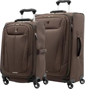 Travelpro Maxlite 5 Softside Expandable Luggage with 4 Spinner Wheels, Lightweight Suitcase, Men and Women, Mocha, 2-Piece Set (21/29)
