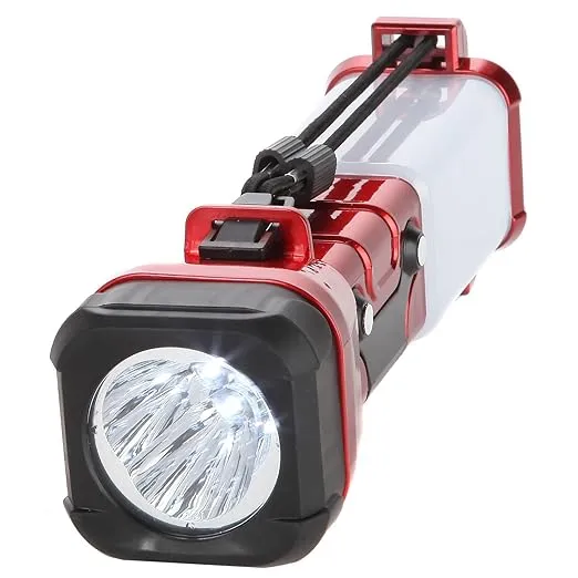 Trenton Gifts Two-in-One Portable Ultra Bright LED Flashlight Lantern | Great for Emergencies, Camping, Hiking