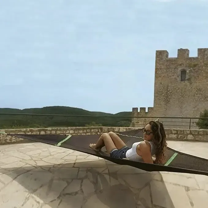 Triangular Mesh Camping Hammock
