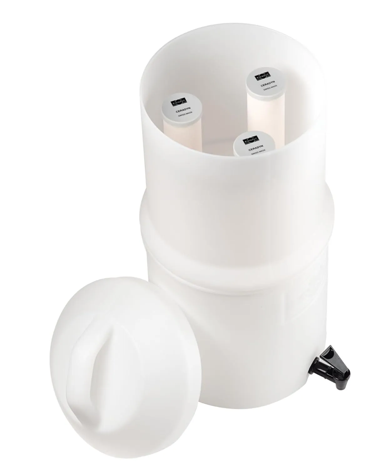 TRK Drip Ceradyn Gravity Personal or Group Water Filter, Long-Lasting Up to 150,000L, Cleanable 0.2 Micron Ceramic Elements for RV, Cabins, Base Camps and Emergency Preparedness