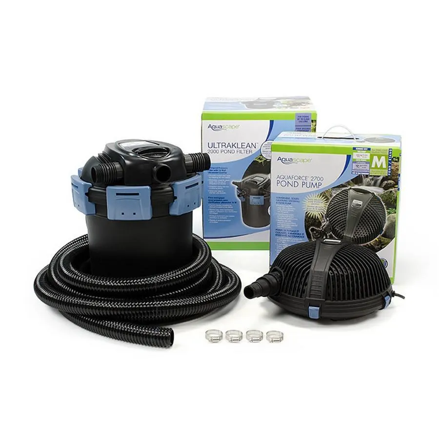 UltraKlean 2500 Pond Filtration Kit by Aquascape