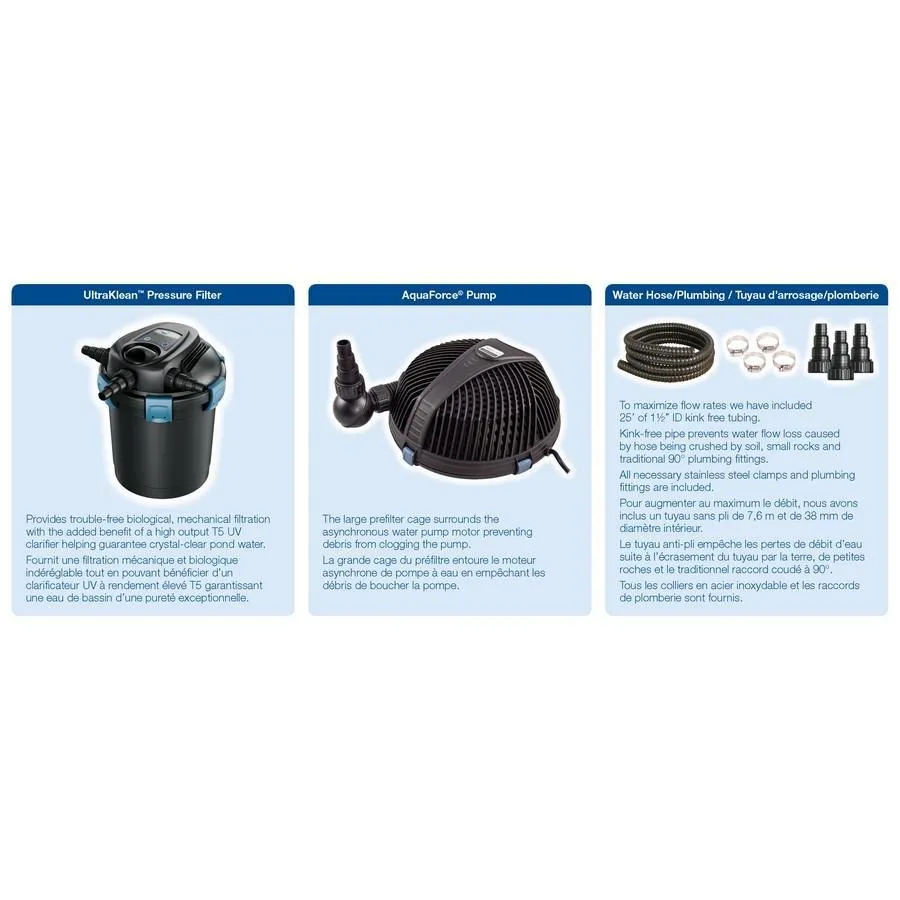UltraKlean 2500 Pond Filtration Kit by Aquascape