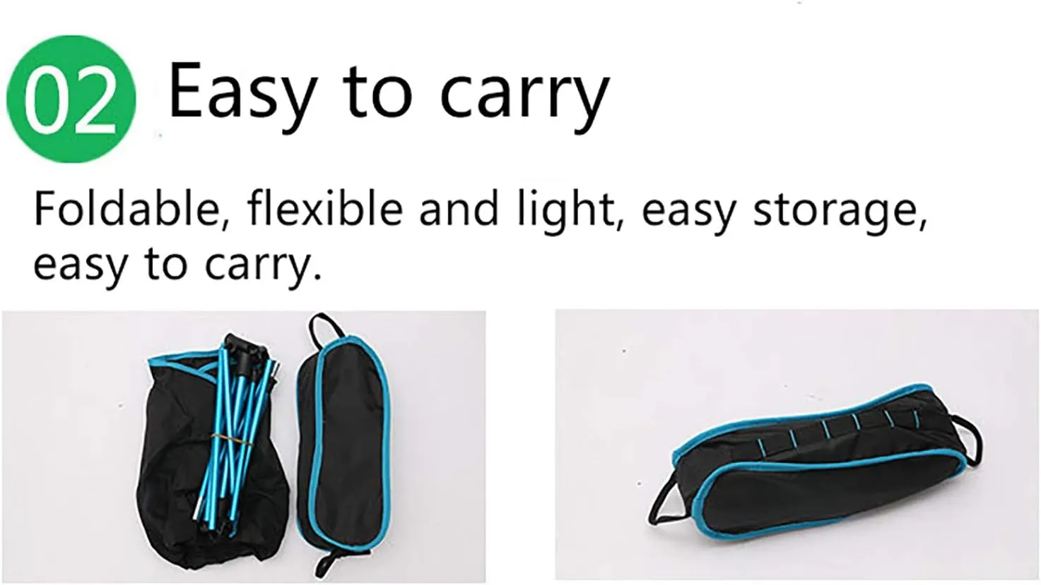 Ultralight Folding Camping Chair, Portable Compact for Outdoor Camp, Travel, Beach, Picnic, Festival, Hiking, Lightweight Backpacking
