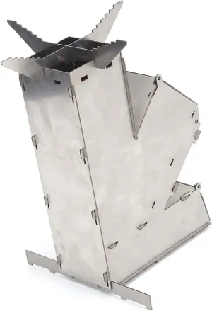 Unlimited Fuel Source Filter and Air Intake for Various Cooking Requirements Stainless Steel Rocket Stove Portable Stove