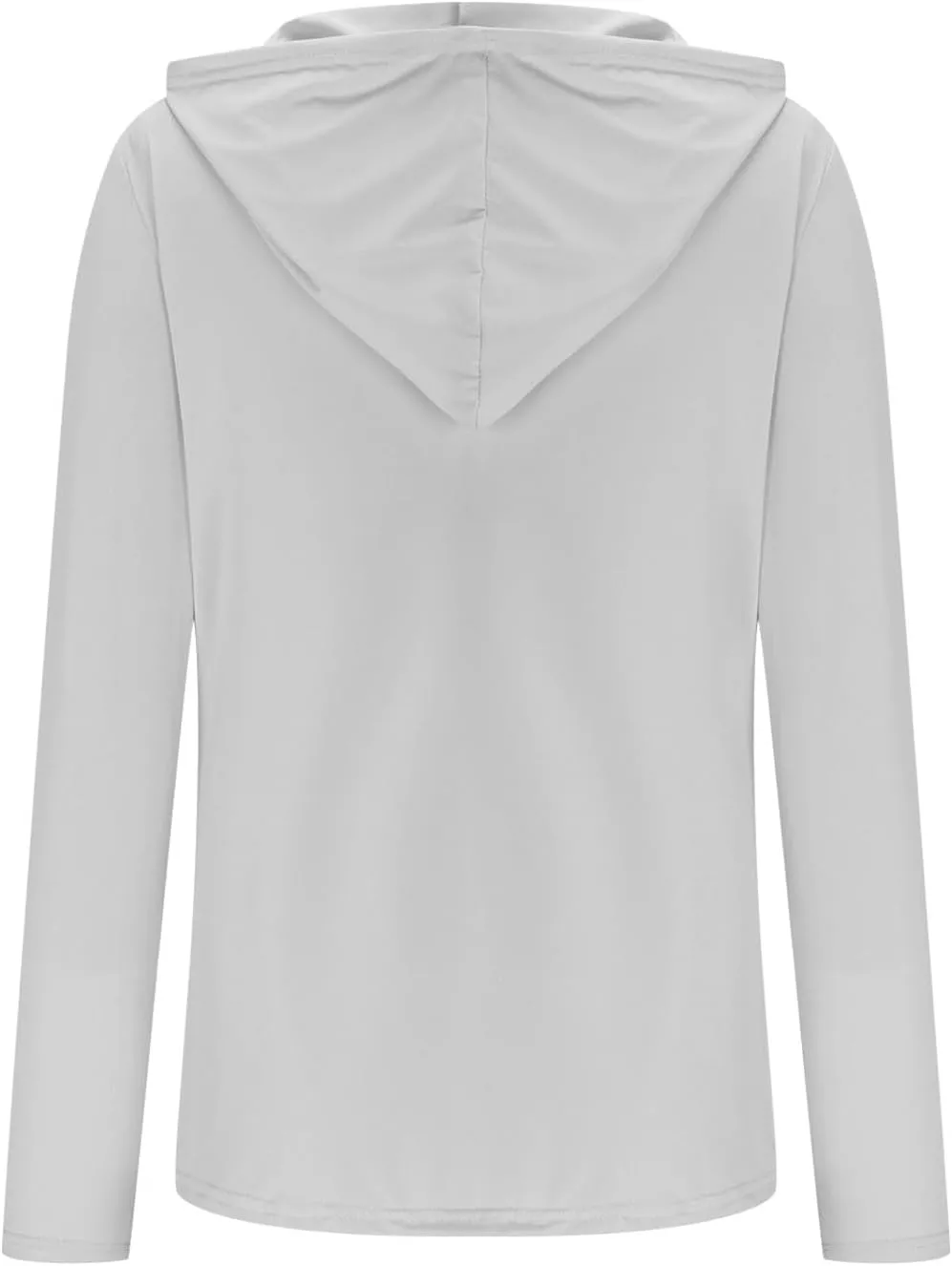 UPF 50  Women's Sun Shirt UV Protection Hoodie Lightweight Breathable Long Sleeve Outdoor Rash Guard Hooded T-Shirt