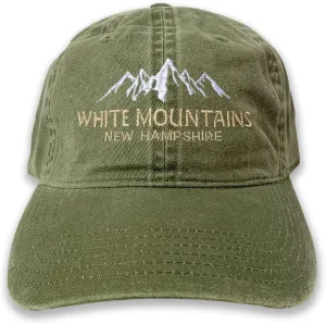 USmania White Mountains National Forest in New Hampshire Embroidered Cap hat Baseball hat National Park hat Nature hat