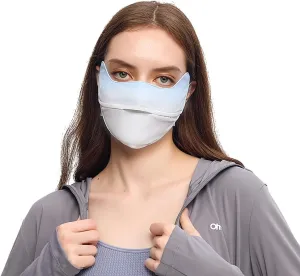 UV Face Cover UPF 50  Women Breathable Face Covering Protection Sunscreen Mask SLN3M072D