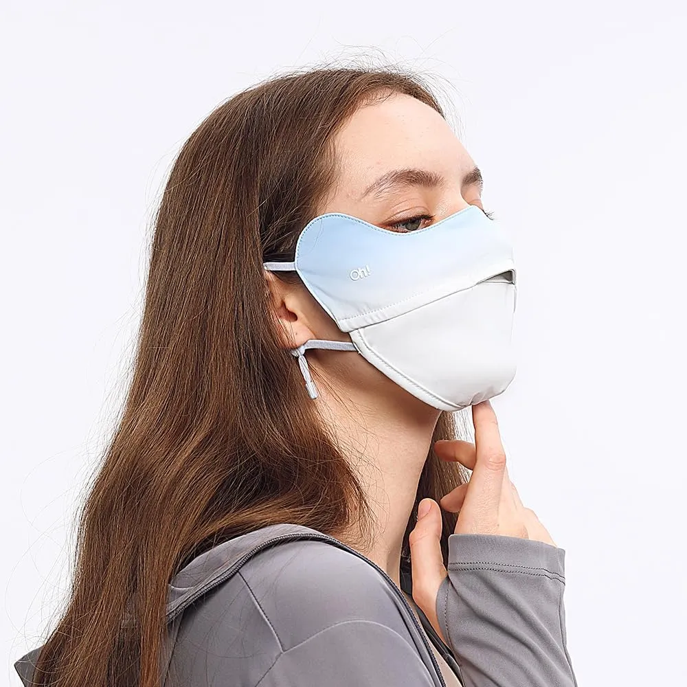UV Face Cover UPF 50  Women Breathable Face Covering Protection Sunscreen Mask SLN3M072D