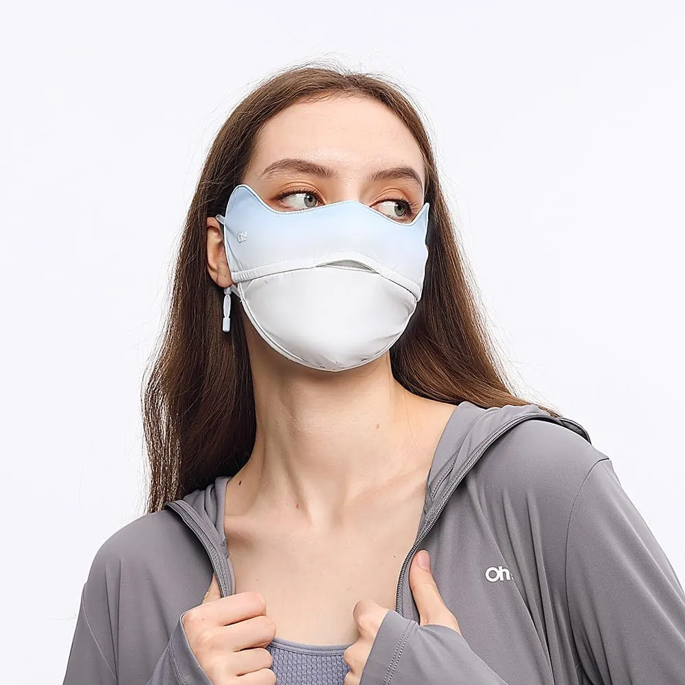 UV Face Cover UPF 50  Women Breathable Face Covering Protection Sunscreen Mask SLN3M072D