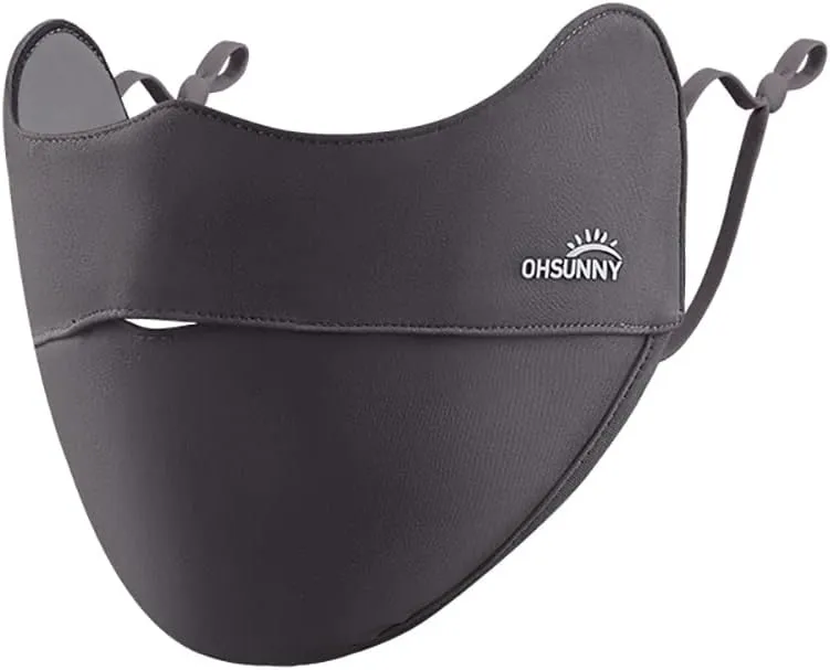 UV Face Cover UPF 50  Women Breathable Face Covering Protection Sunscreen Mask SLN3M072D