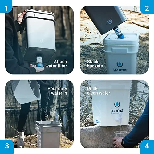 UZ-2 Camping Water Filter and Drinking Water Filter System