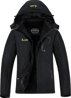 V.A.TOR 189 UNCO&BOROR Women Thermal Insulated Ski Jacket,Waterproof Windproof Coat with Hood for Hiking & Snowboarding