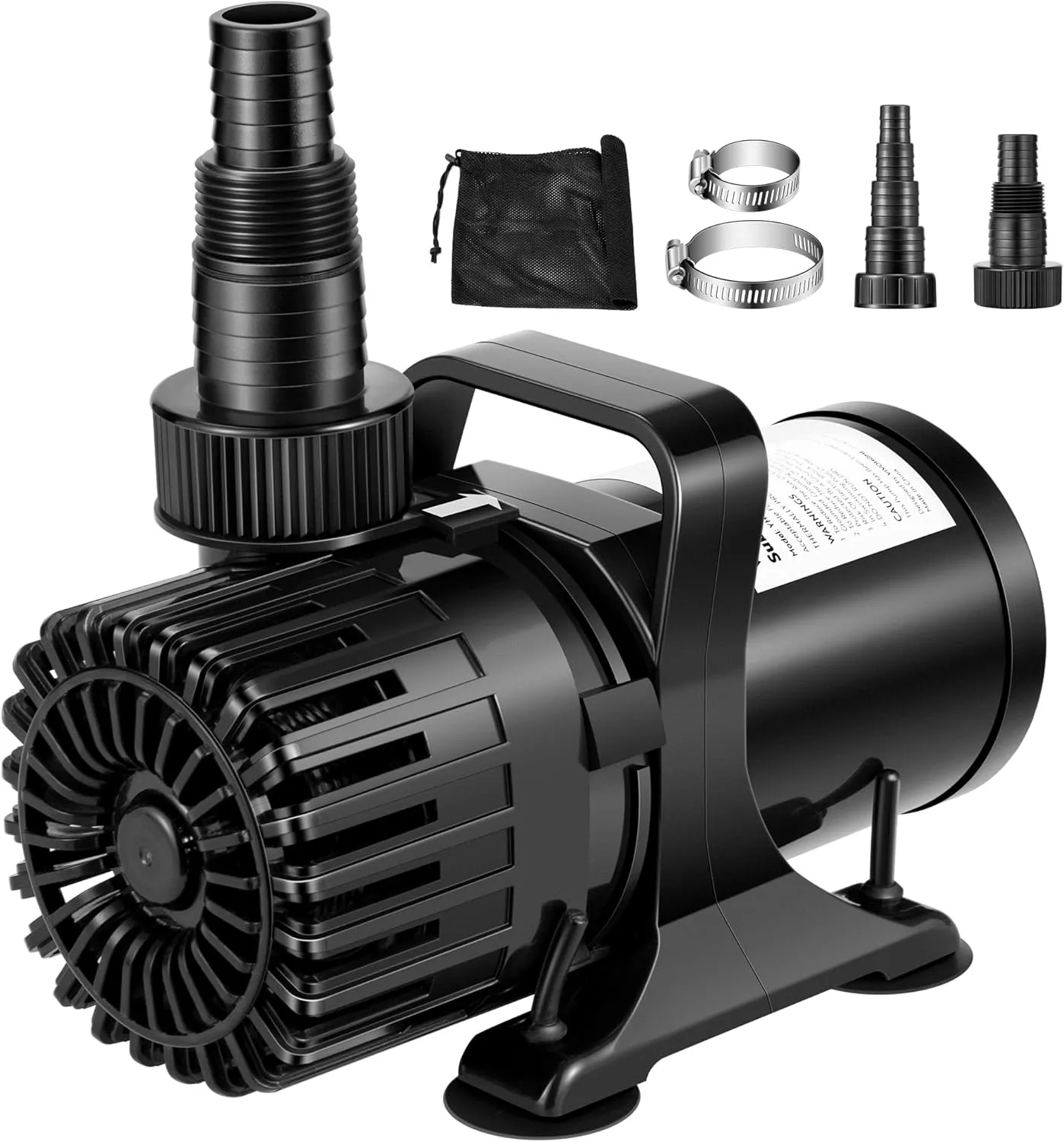VIVOHOME 120W 2700GPH Submersible Water Pump with 180° Adjustable Water Outlet, 15.1ft High Lift for Waterfall Fountains Fish Tank Pond