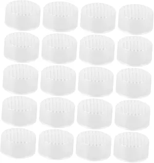 VOSAREA Mineral Water Bottle Filter 100pcs Plastic Strainer for Tea Brewing Outdoor Water Bottle Filter Strainer