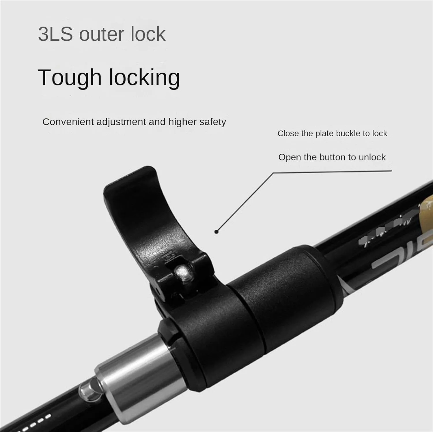 Walking Stick Hiking Poles Trekking Poles Ultra-Light Folding Outdoor Multi-Functional Carbon Fiber Hiking Sticks Hiking Gear Trekking Poles